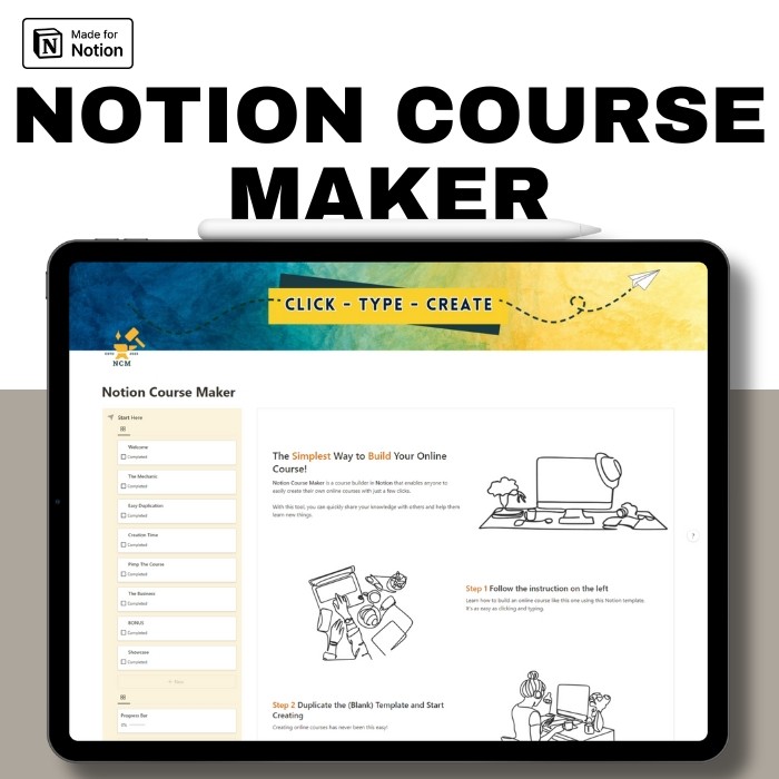 Notion Course Maker