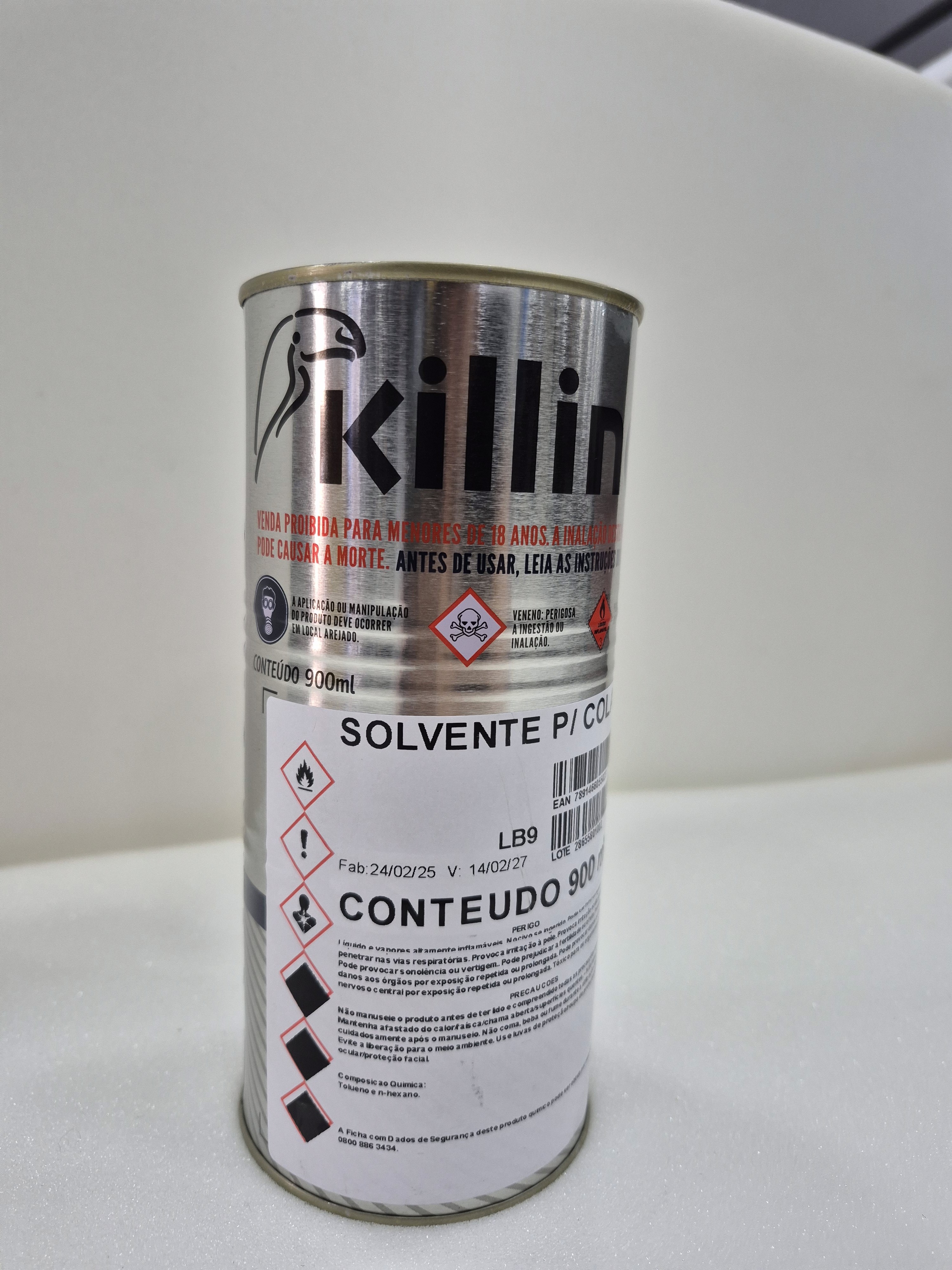 Solvente Cola Killing 900ml