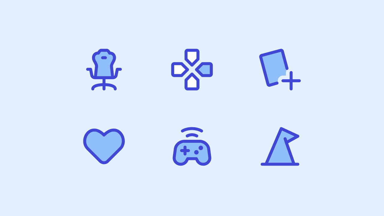 Core Duo Gaming Icon Set