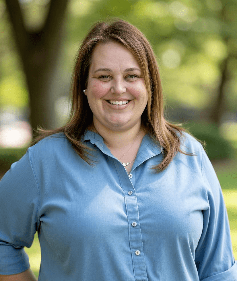 Portrait of portfolio creator – front view