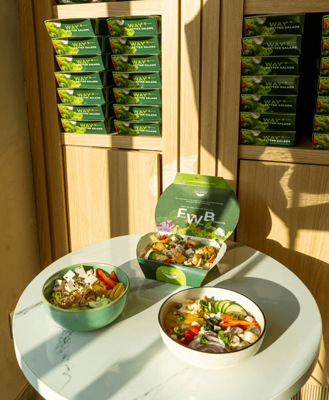 Saladific Salad Bowl and Box Packaging Image 