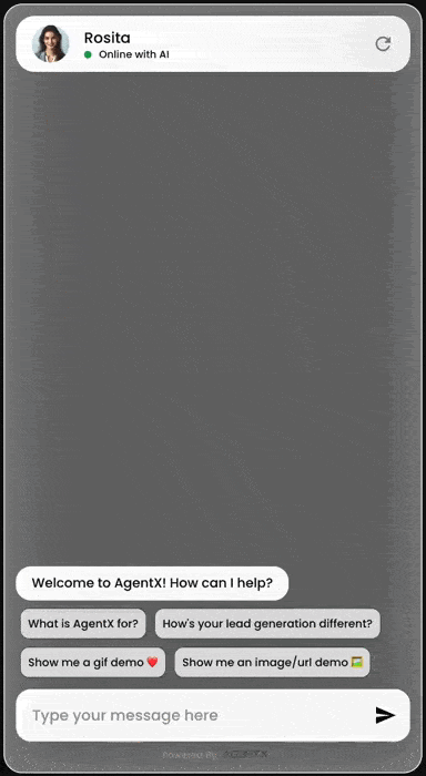 AgentX demo