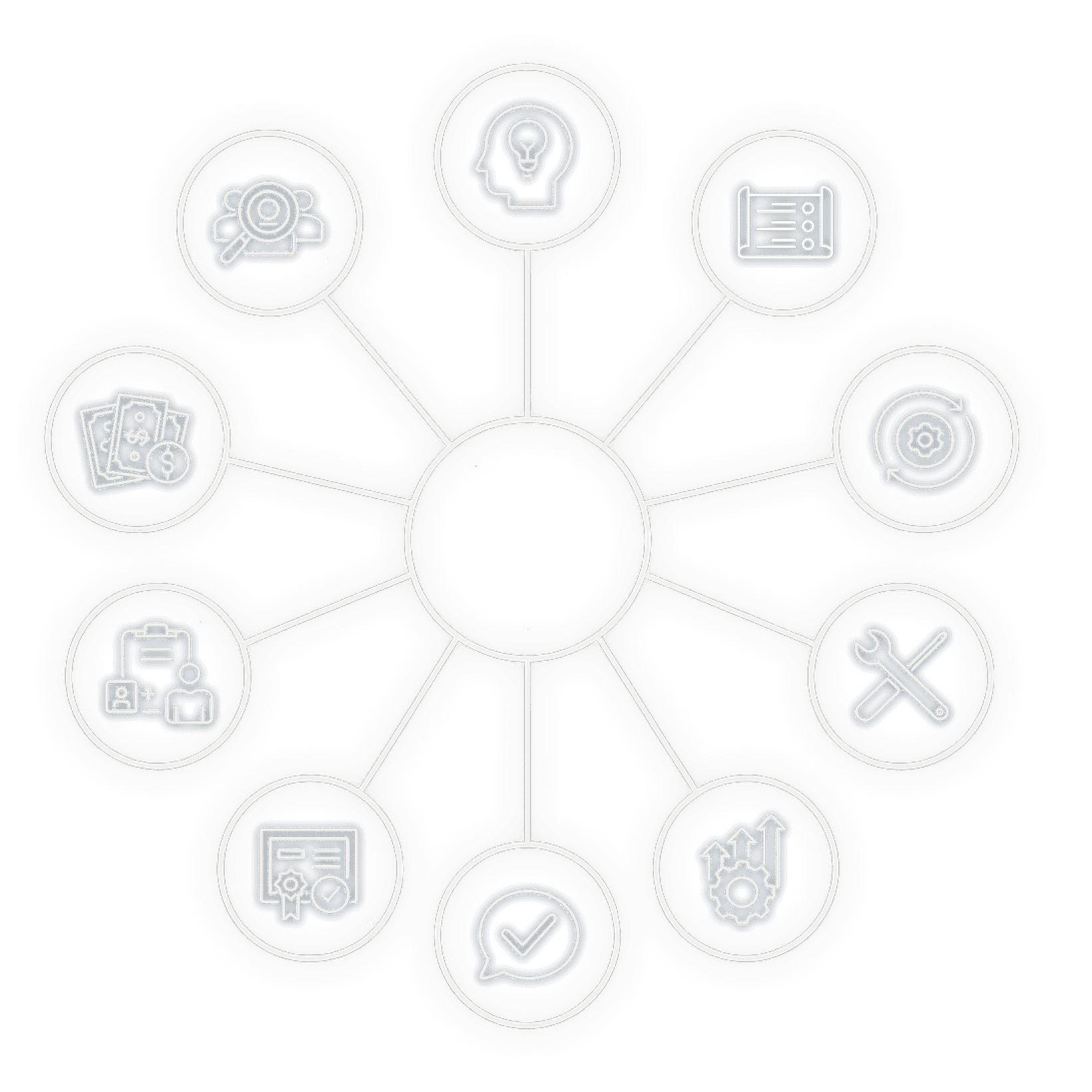 Silhouette of a researcher examining a slide under a microscope with a blue background.