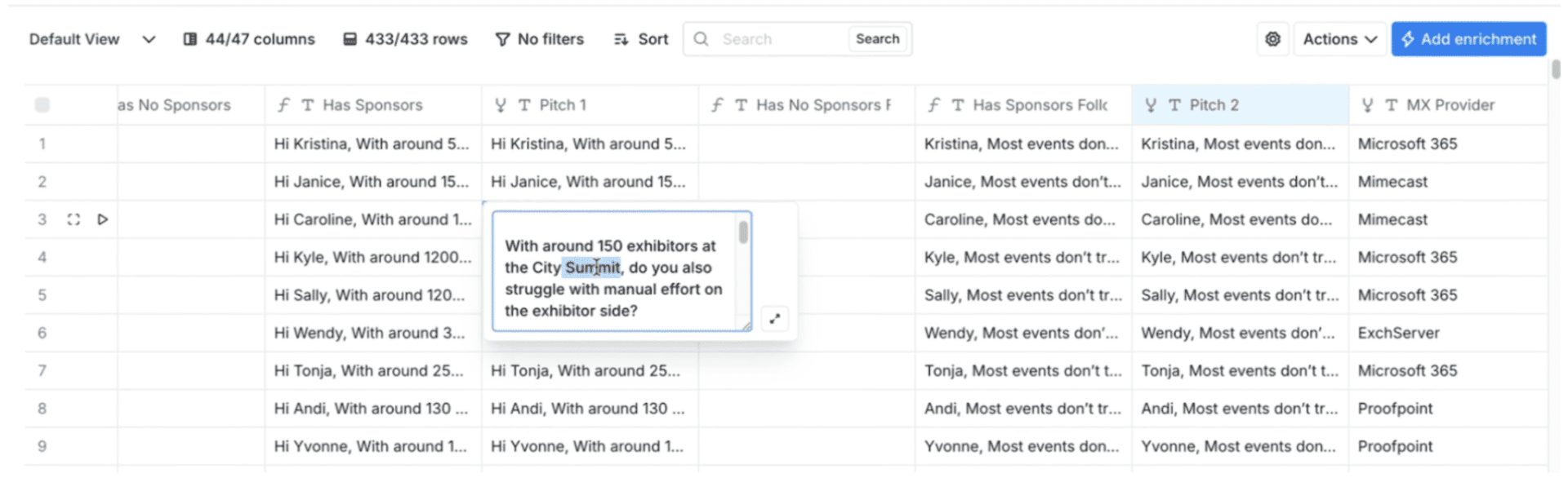 automated ai messages for lead generation