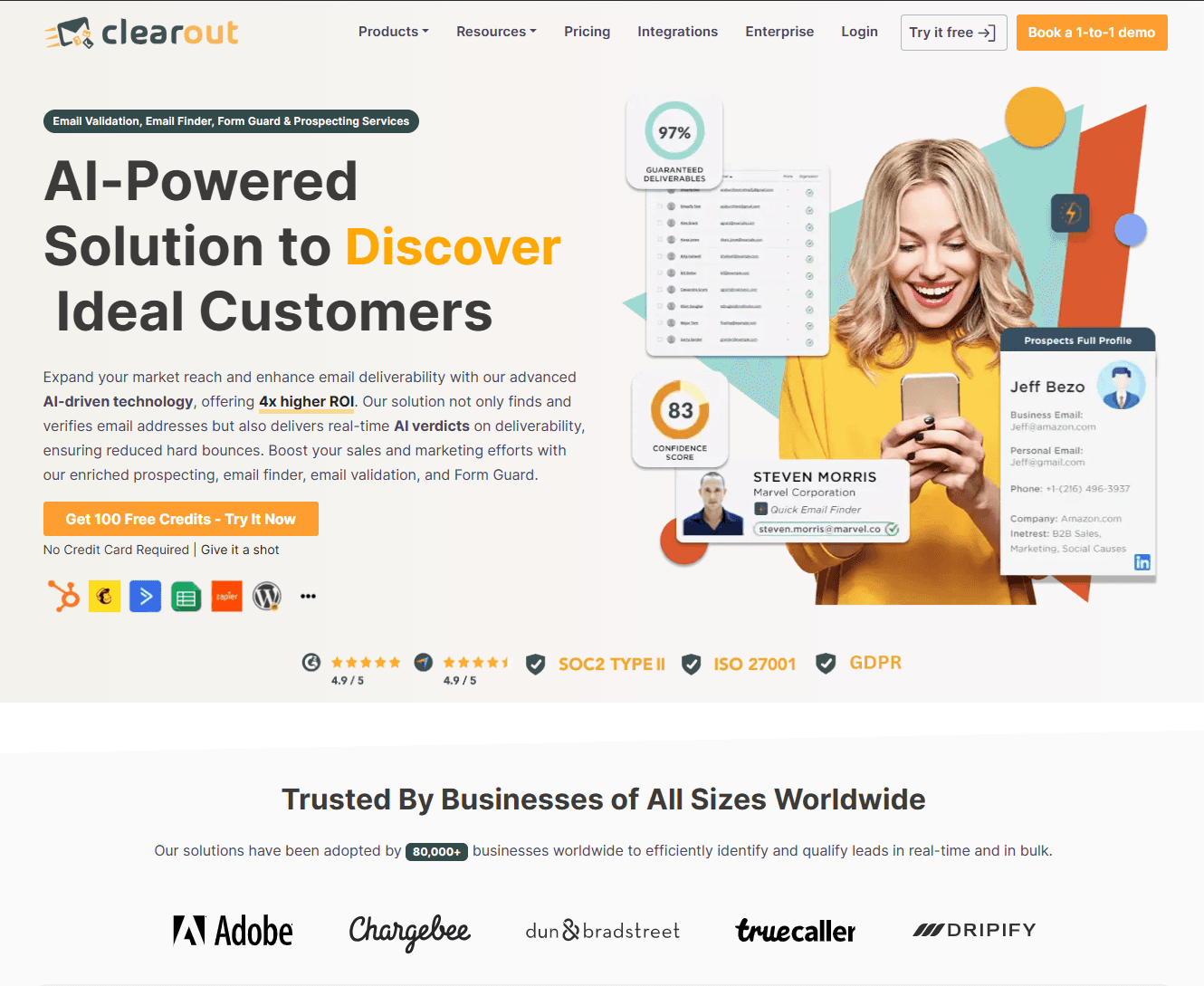 Clearout:  Email Validation, Email Finder, Form Guard & Prospecting Services 