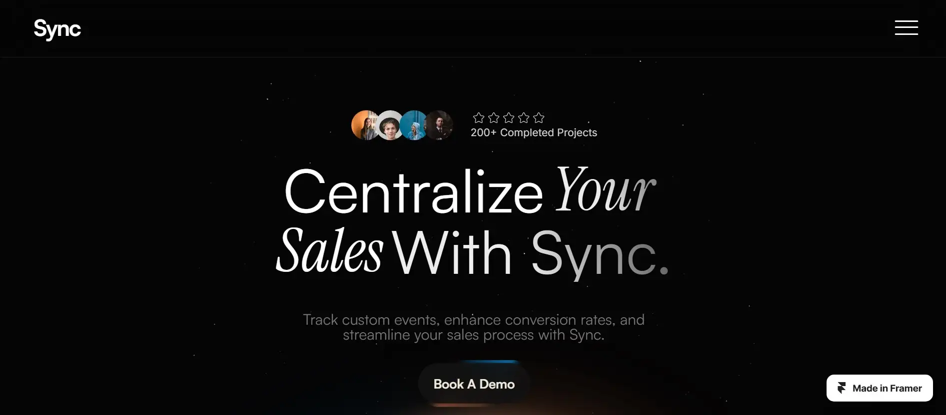 syncc blog template framer