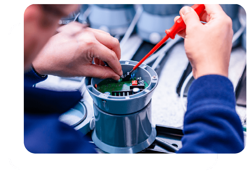 Measurement and testing of an electronic circuit
