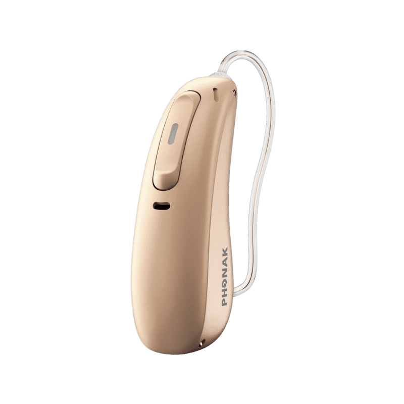 Phonak Audeo Paradise P70-R, appareil auditif rechargeable micro-contour, pensé pour une écoute claire et naturelle au quotidien. Essai gratuit 30 jours chez Audio Pour Tous.