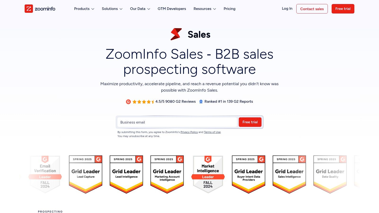 ZoomInfo SalesOS (with Intent and Scoops)