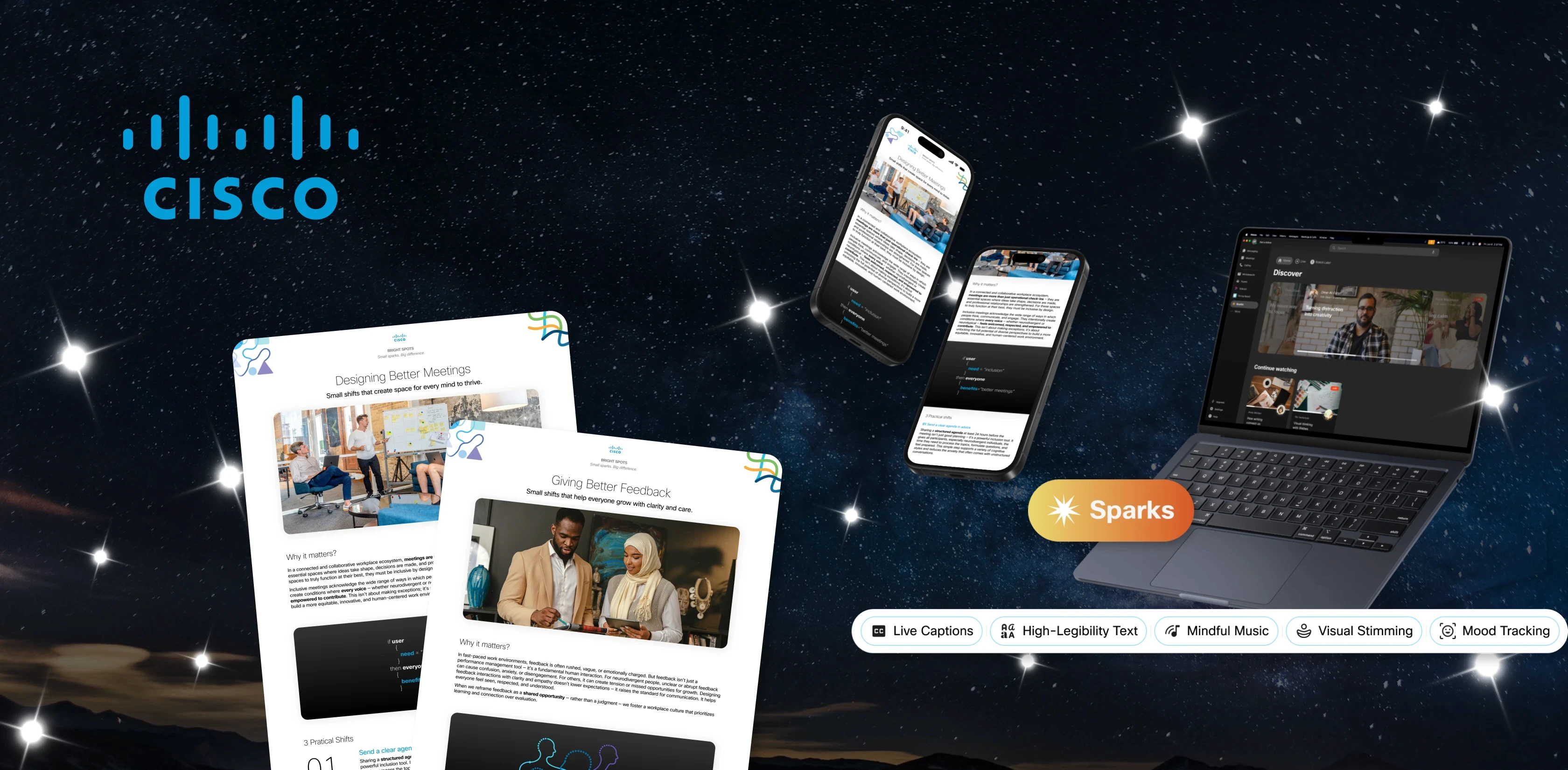 Mockup delle interfacce del progetto Cisco