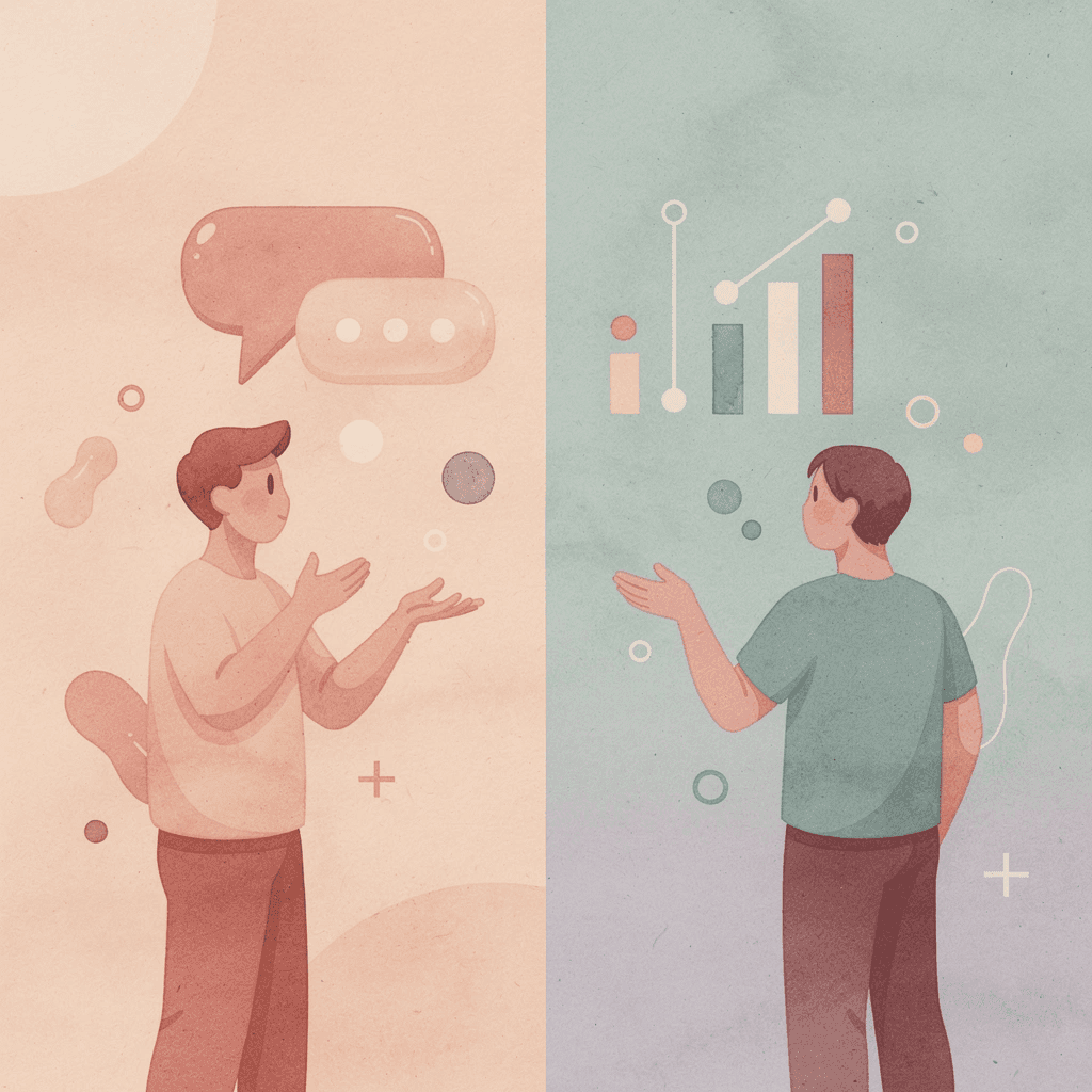 Split scene showing sustainable versus extreme wedding fitness approaches