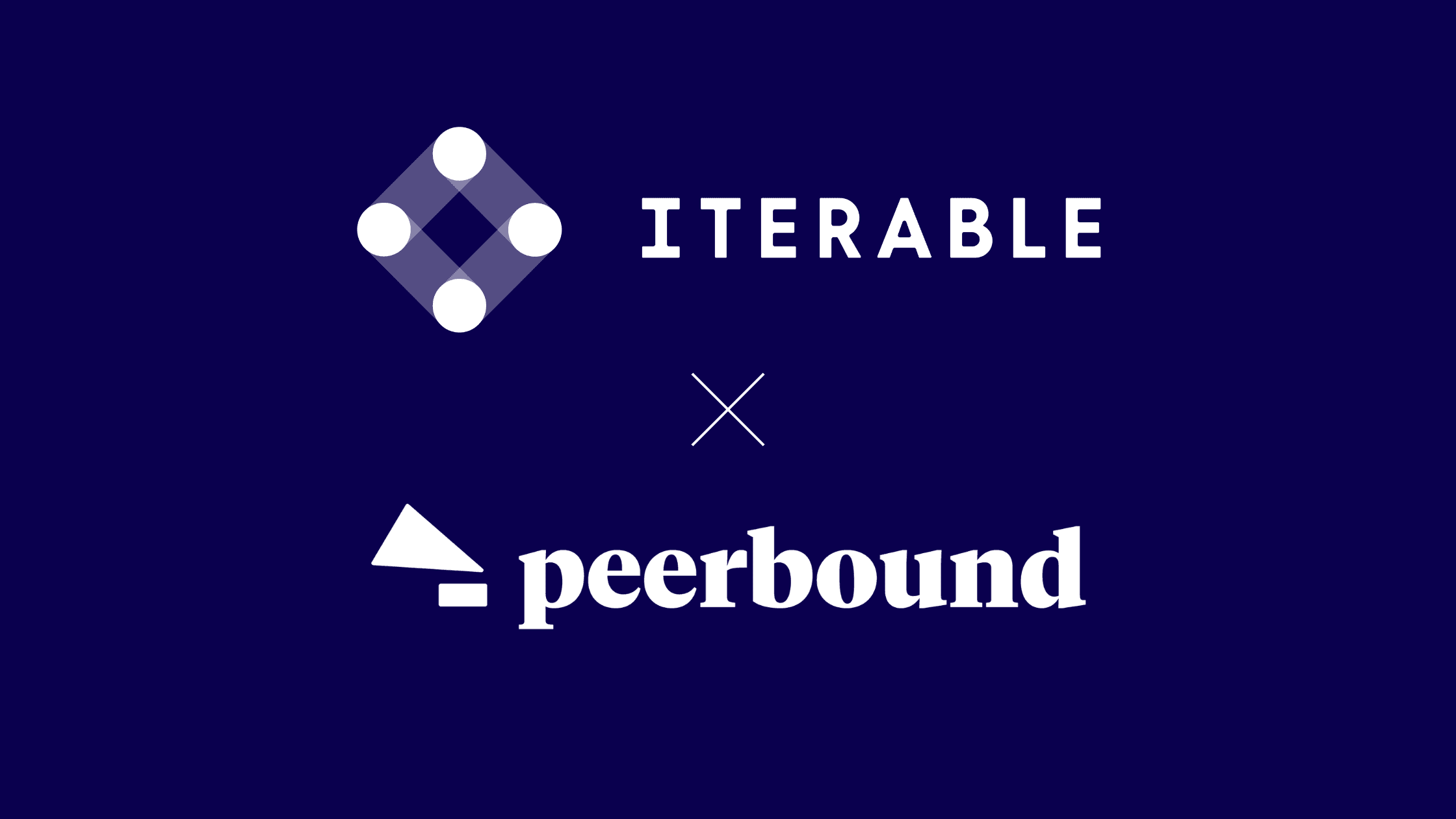 The Iterable and Peerbound Partnership