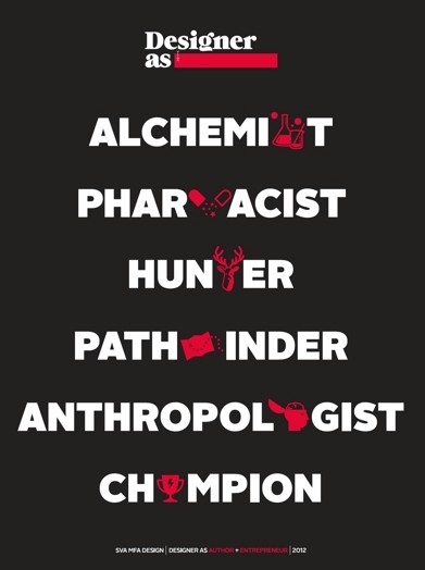 "designer as" poster