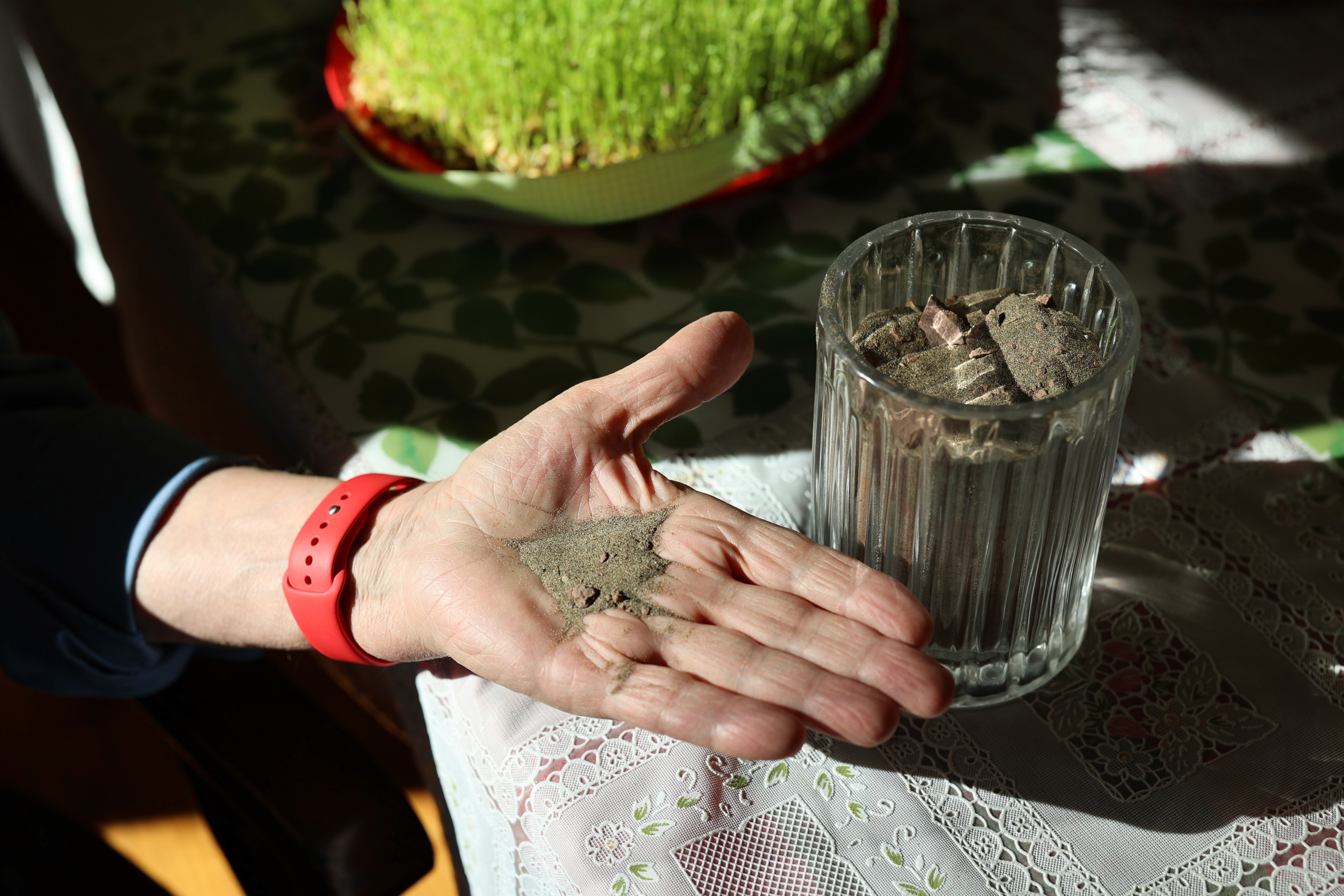 Bubjan with a somber expression