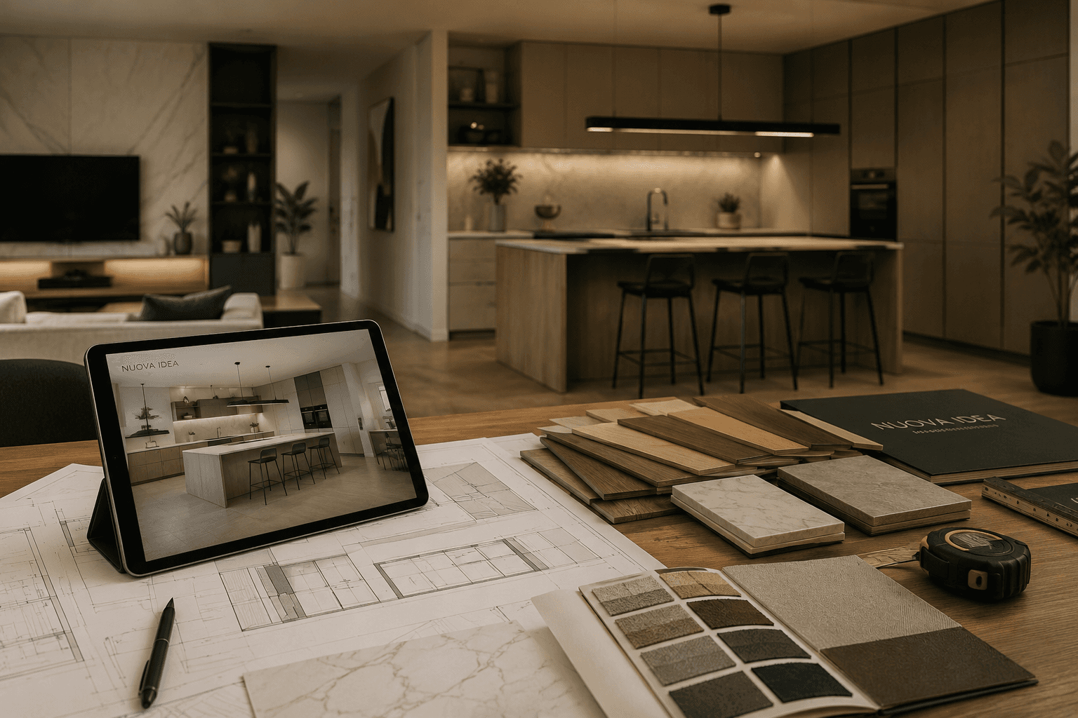 Image of a modern interior design space.