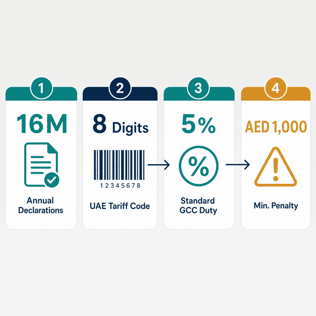Infographic: HS Code Dubai - How to Find Your UAE Customs Tariff Code