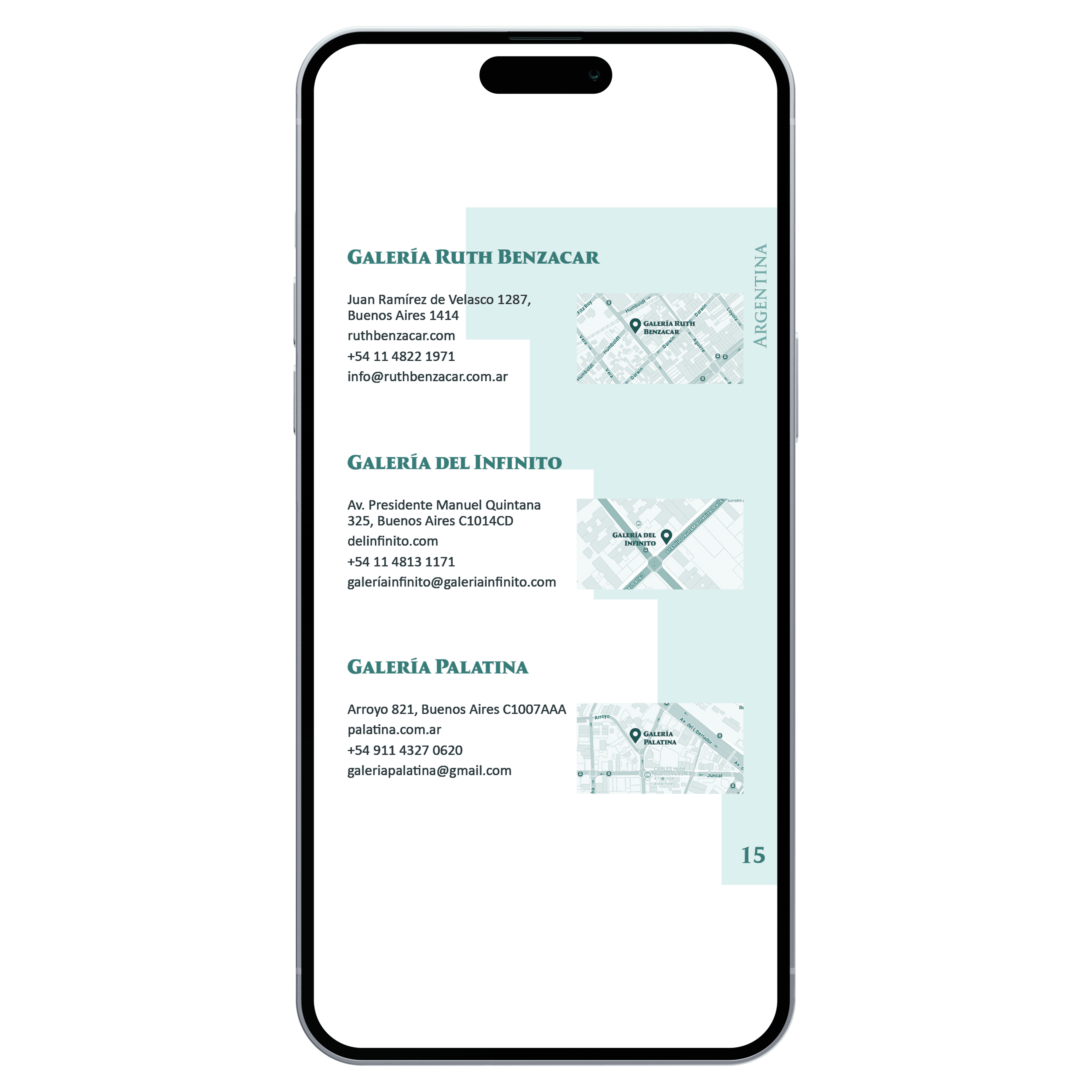 Контактна інформація, сайти та адреси понад 500 арт-просторів у книзі 501 Galleries