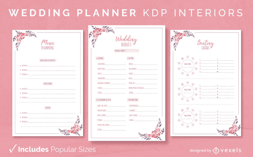 kdp planner template