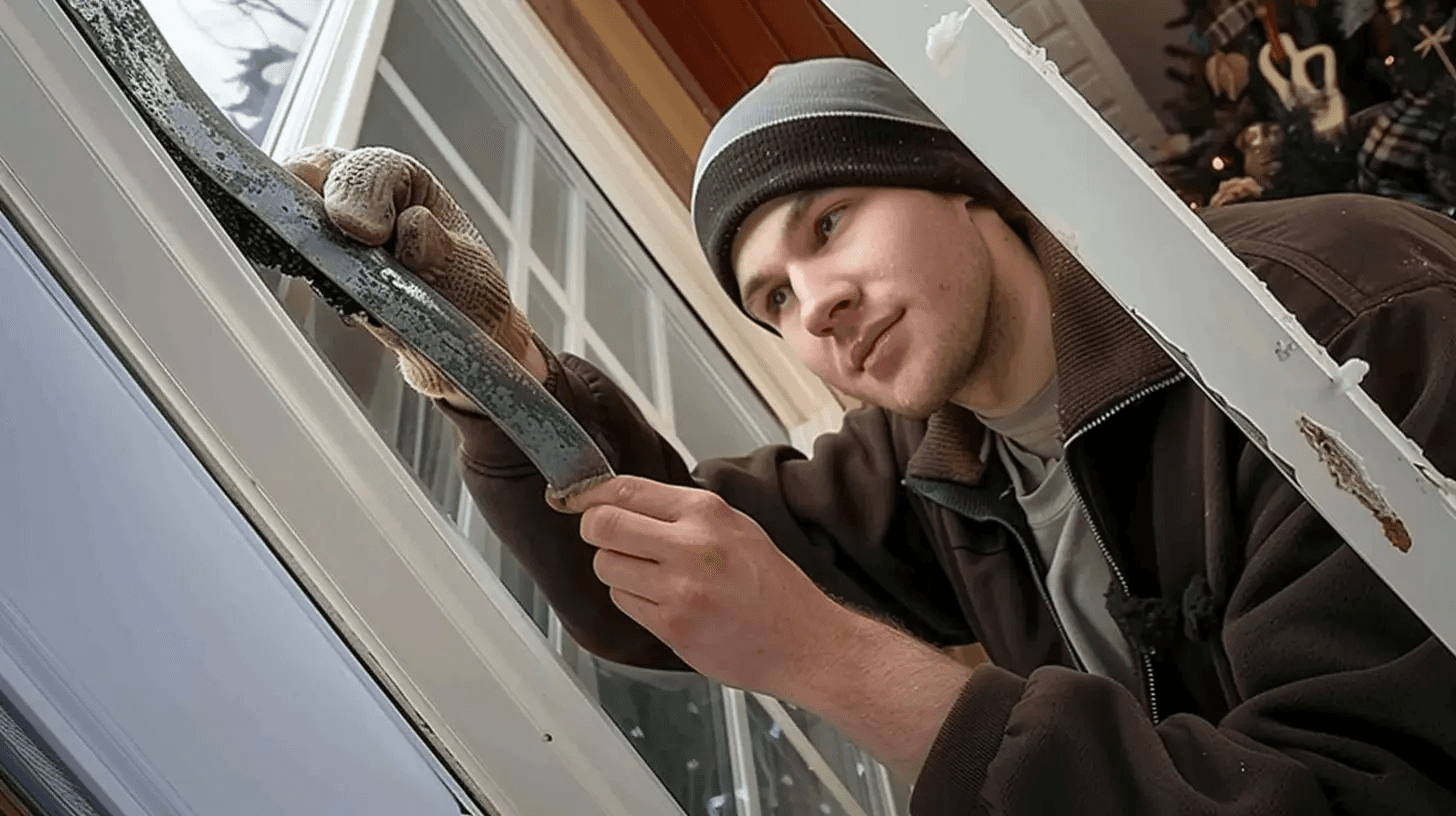 removing-old-weatherstripping