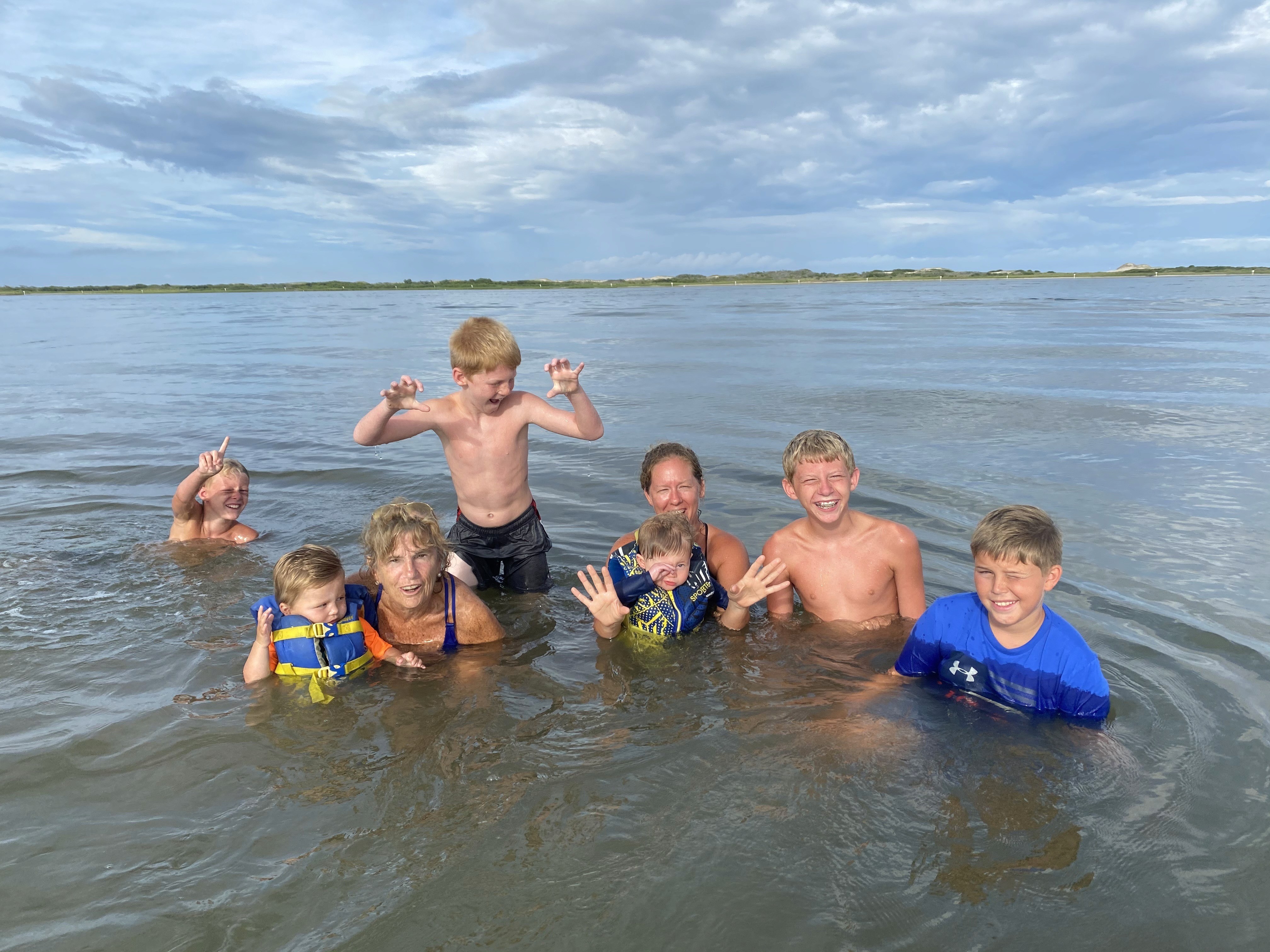 Boat got stuck so we partied instead