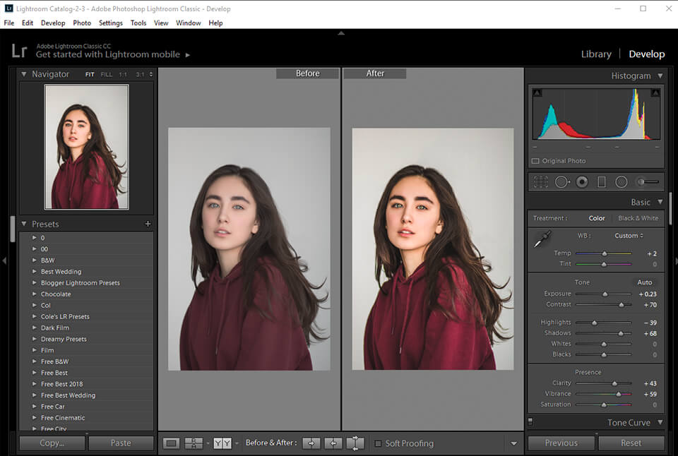 adobe lightroom photo editing software