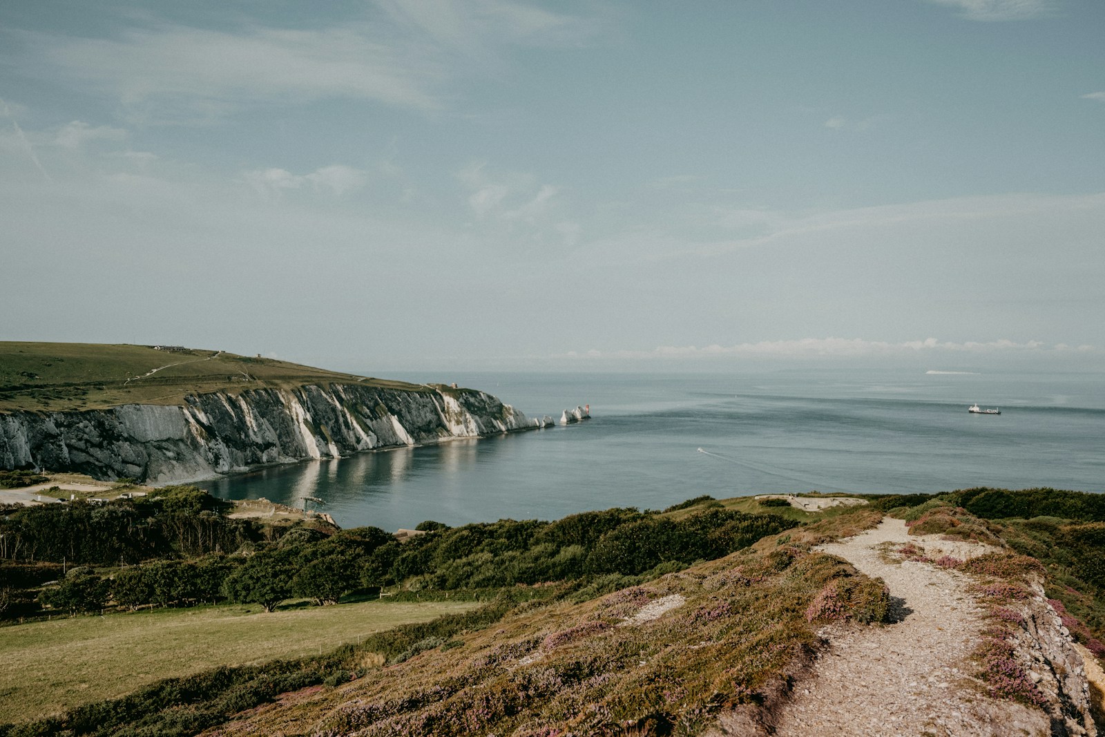 Photograph of the coast this walk crosses