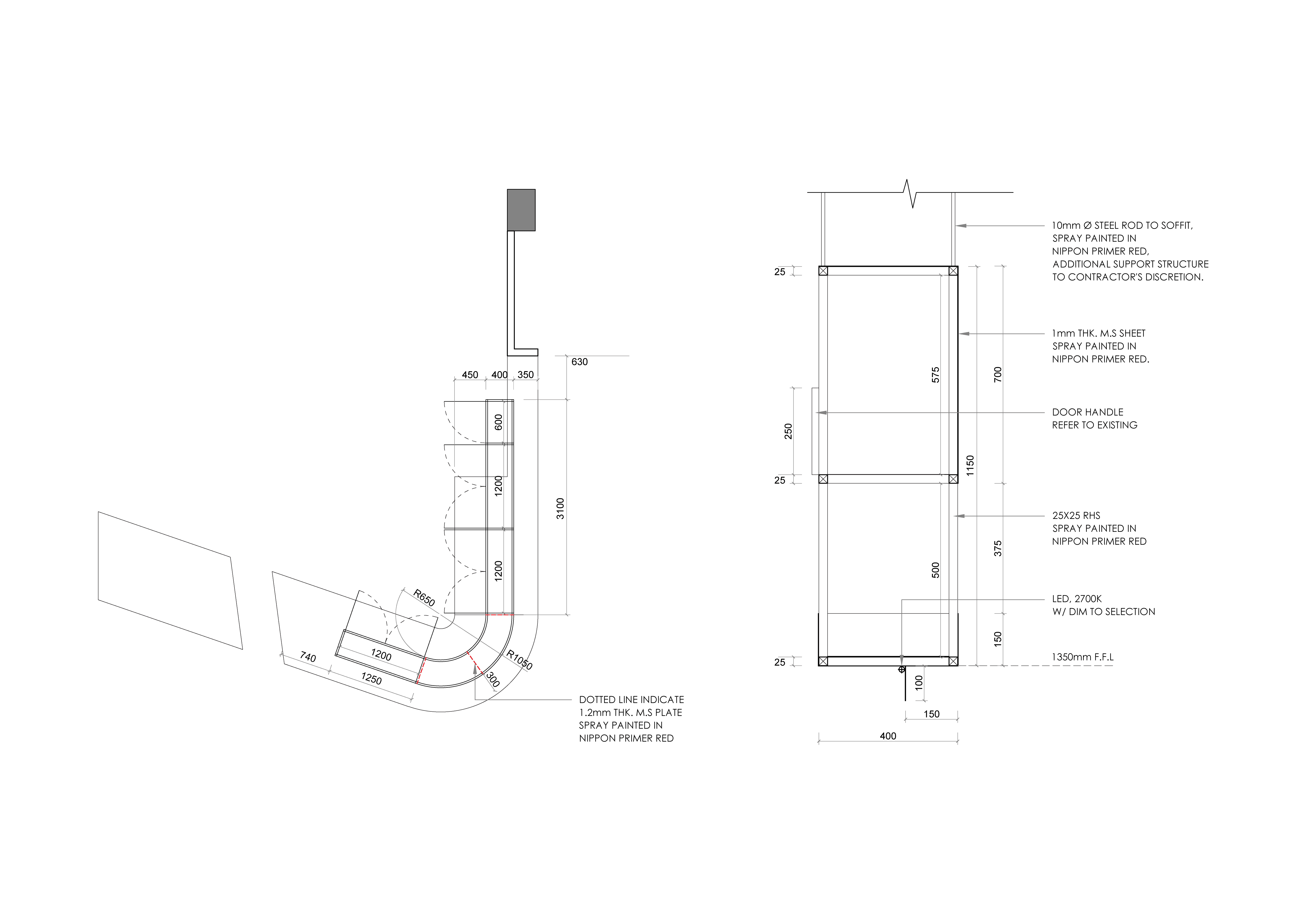 Work shown was produced during [Interior Architect] role tenure at [Mentahmatter Design].