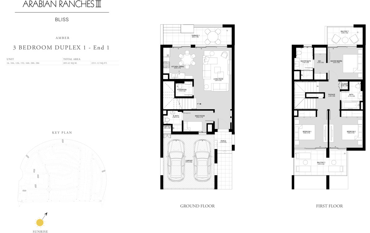 Bliss 3-Bedroom Floor Plan