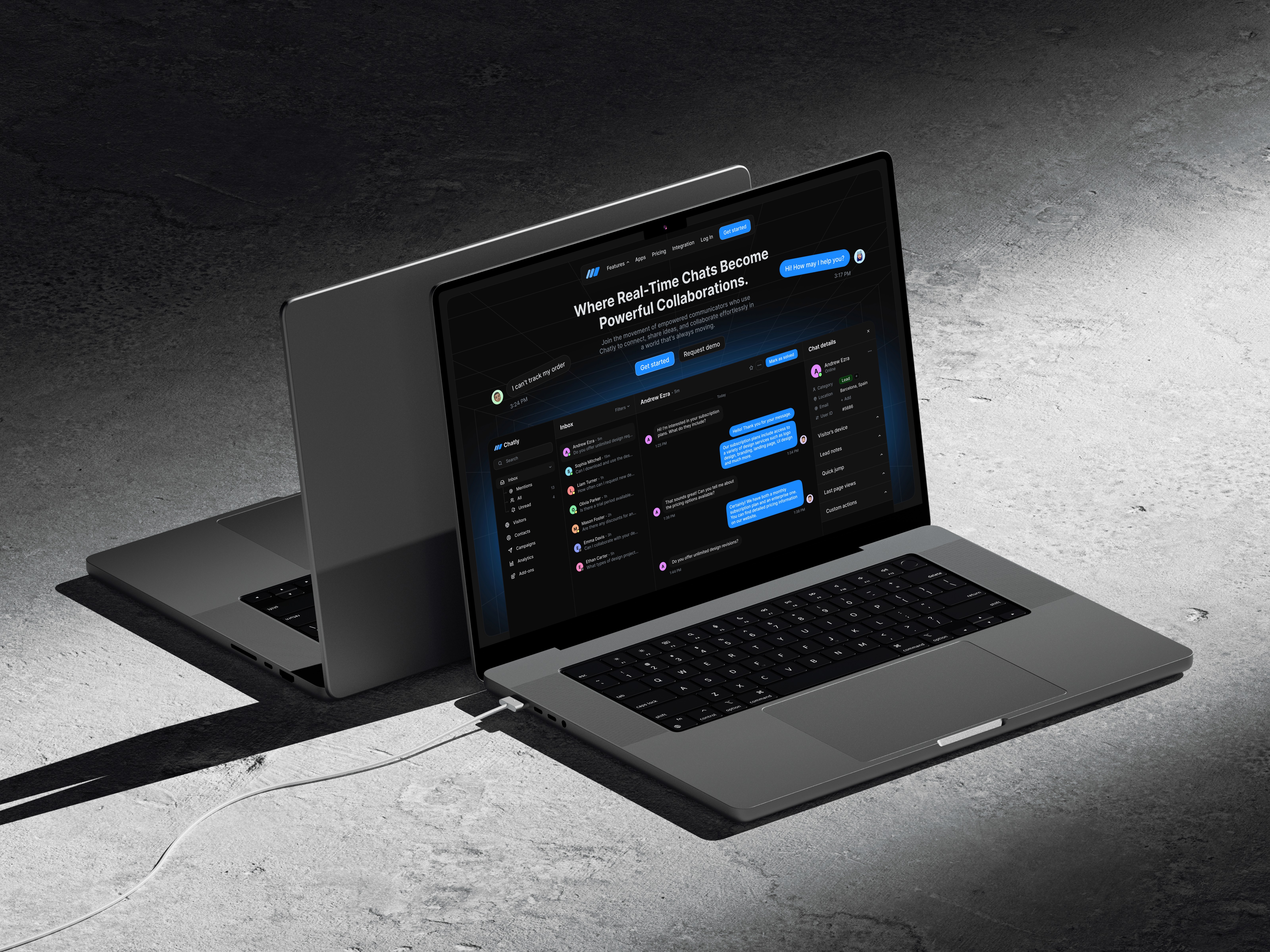 Landing Page Design Mockup