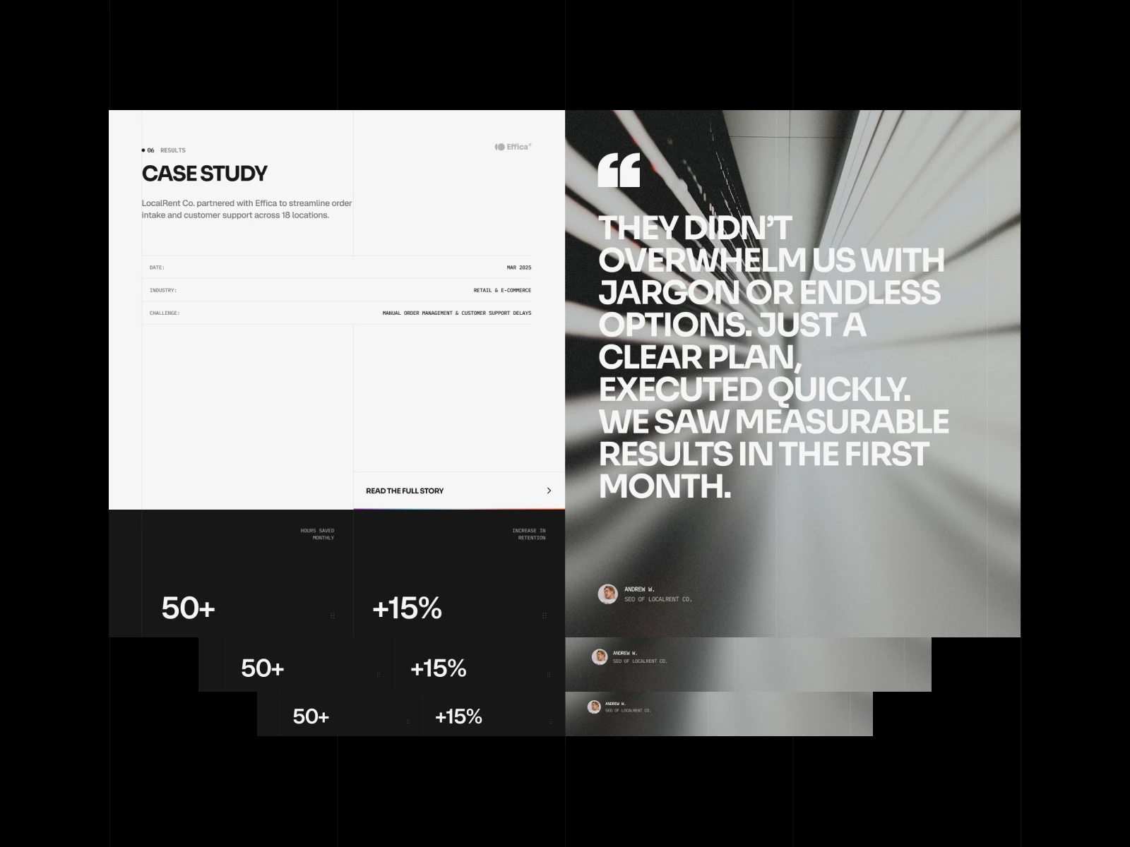 Effica — Smart Agency Website Template Showcase Image 2