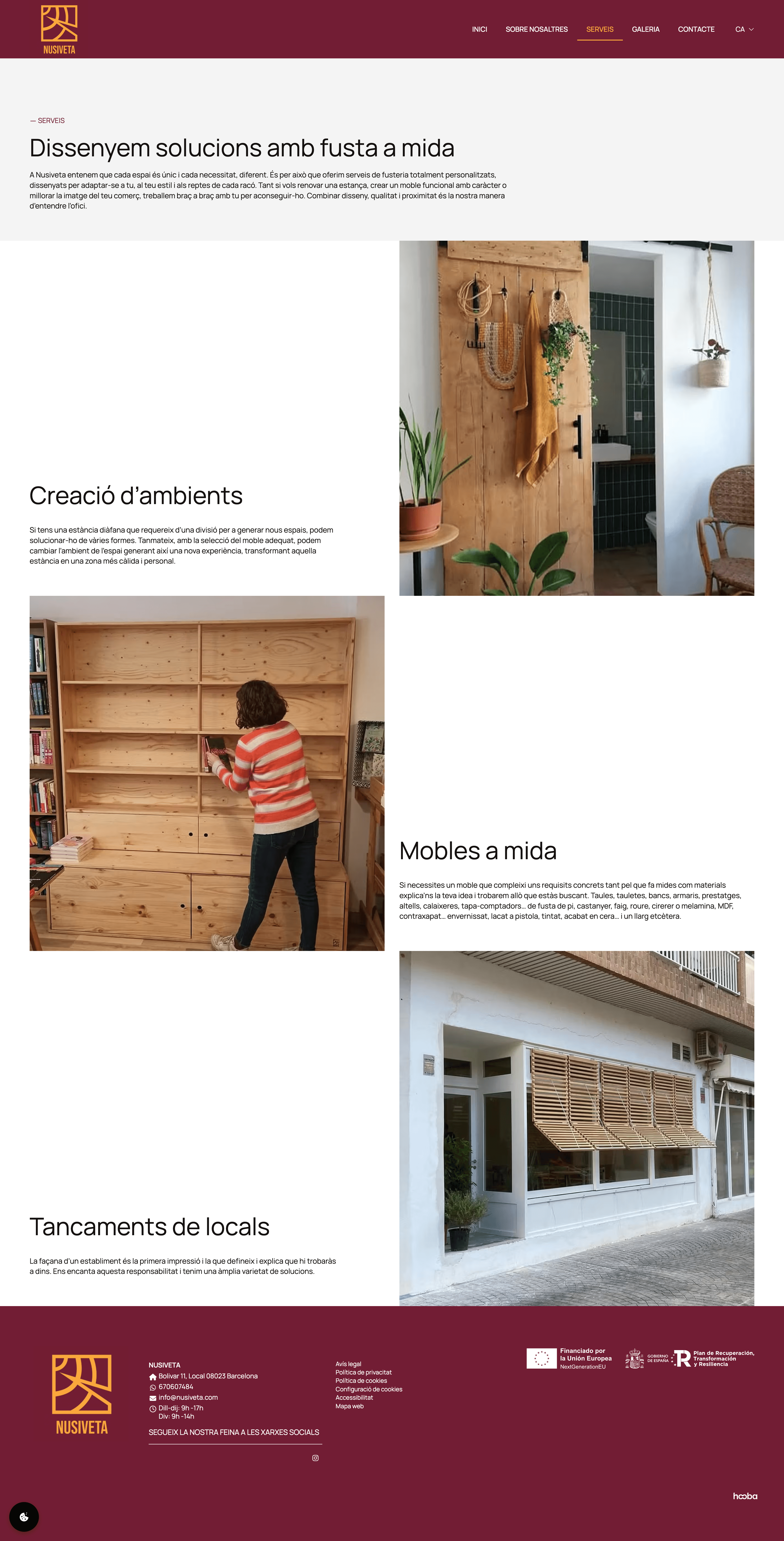 Servicios - Nusiveta