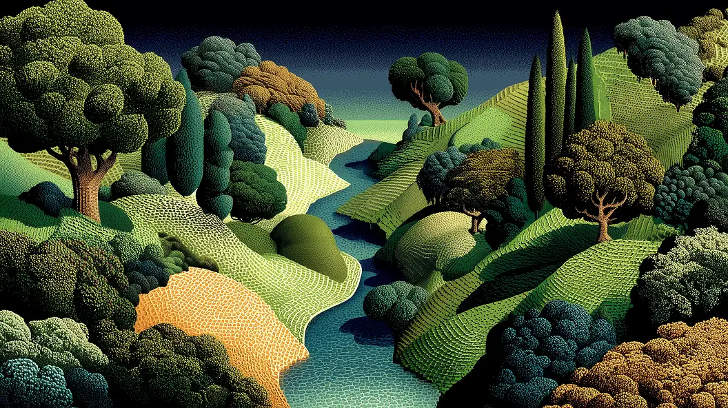 Abstract landscape blog post image.