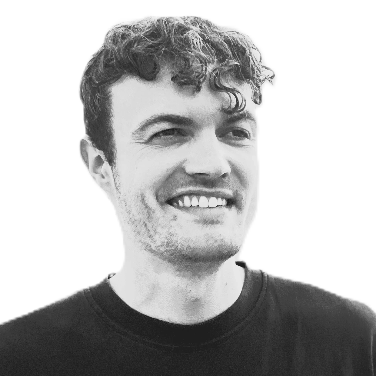 Black and white profile picture of Daniel Lösch who is a Partner at KanataQ