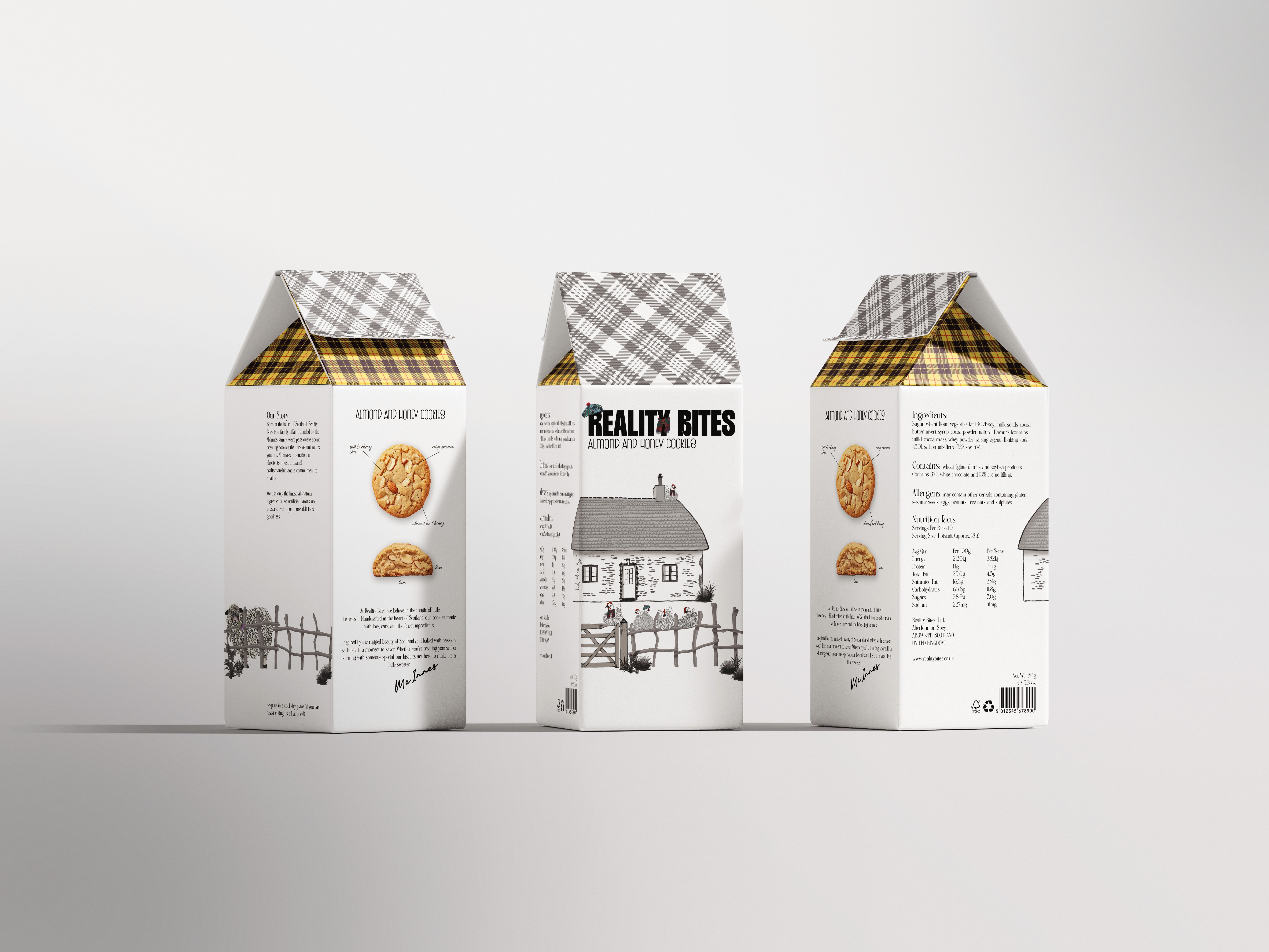 Bold branding with hand-drawn countryside and character elements to communicate charm and originality.
