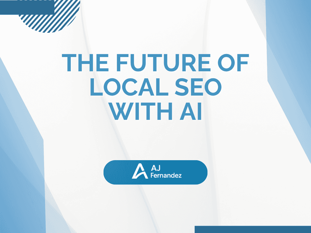 The Future of Local SEO with AI Graphic