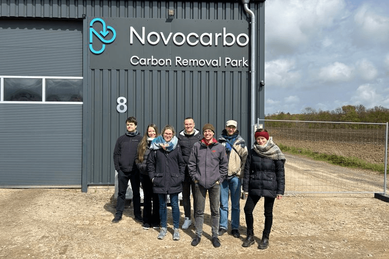 Novocarbo Carbon Removal Park in Germany — biochar production facility producing permanent carbon removal credits