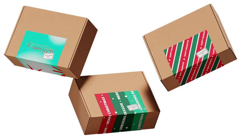 gift boxes, conveying a cozy holiday mood.