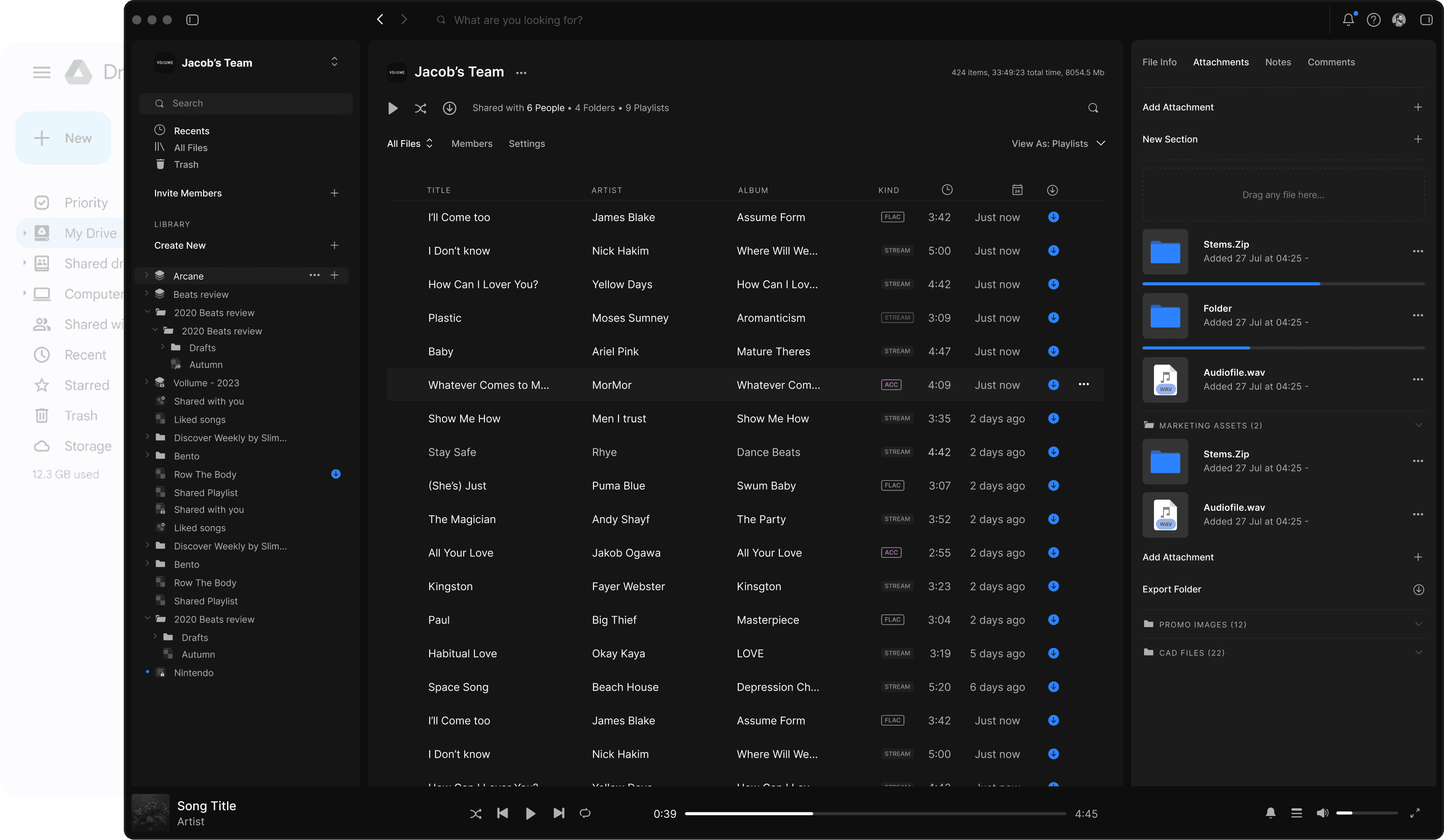 Vollume vs Google Drive