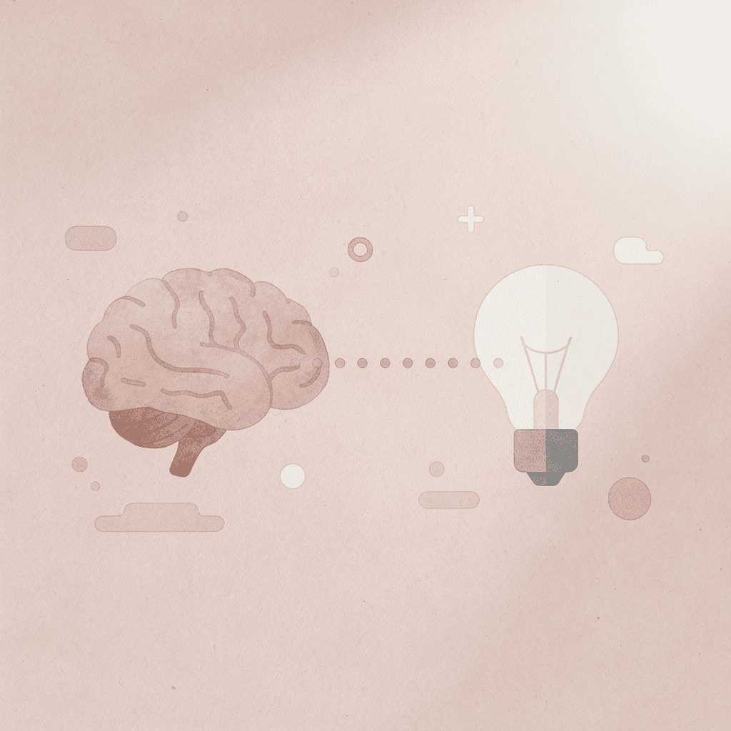  Brain connected to target representing pattern recognition