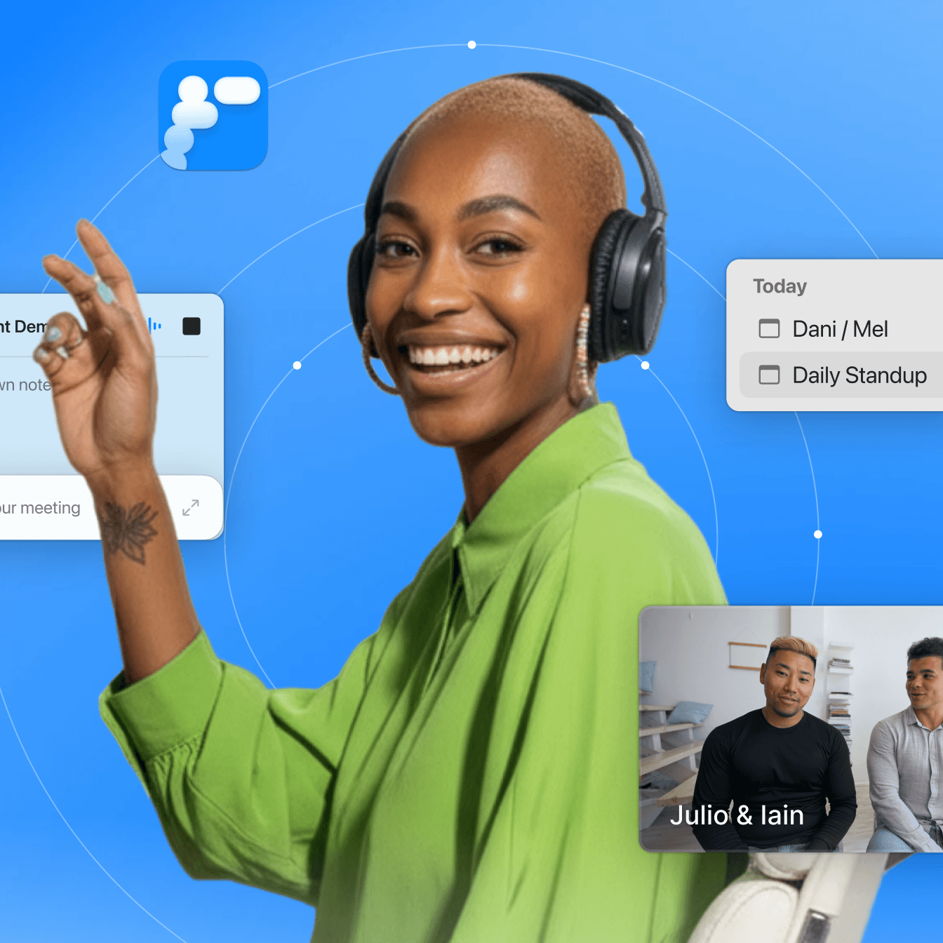 Radiant AI assistant by Supernormal project cover.