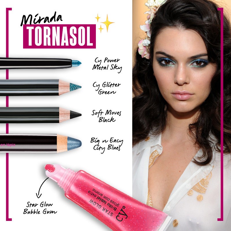 Look tornasol metálico | Fuente: Pinterest