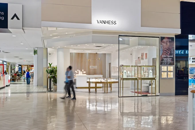 Vanhess Jewelry storefront in Coquitlam, BC — visit to design your custom engagement ring or lab grown diamond ring with our team.