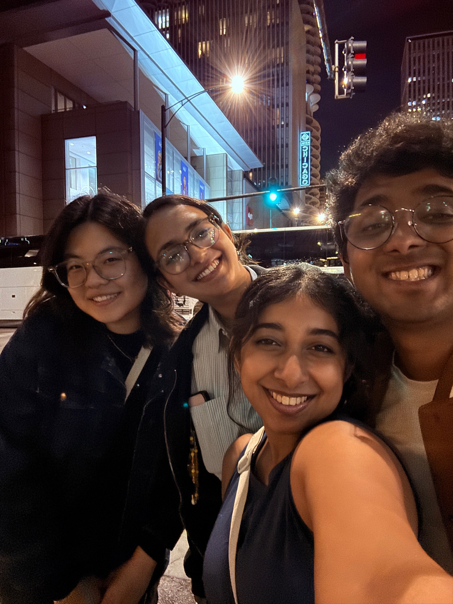 My friends and I, in Chicago.