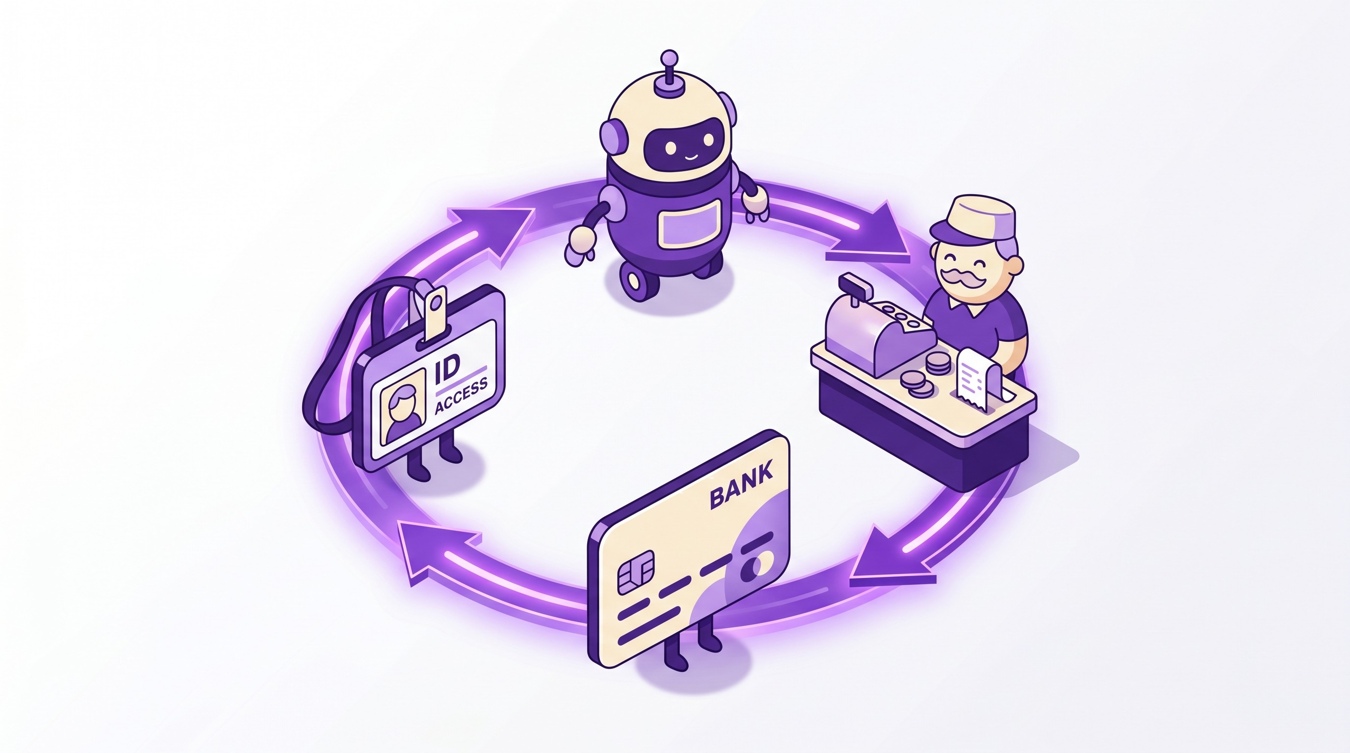 Sequence diagram showing an AI agent completing a commerce flow across a buyer, merchant, payment service provider, and credential provider using the Universal Commerce Protocol