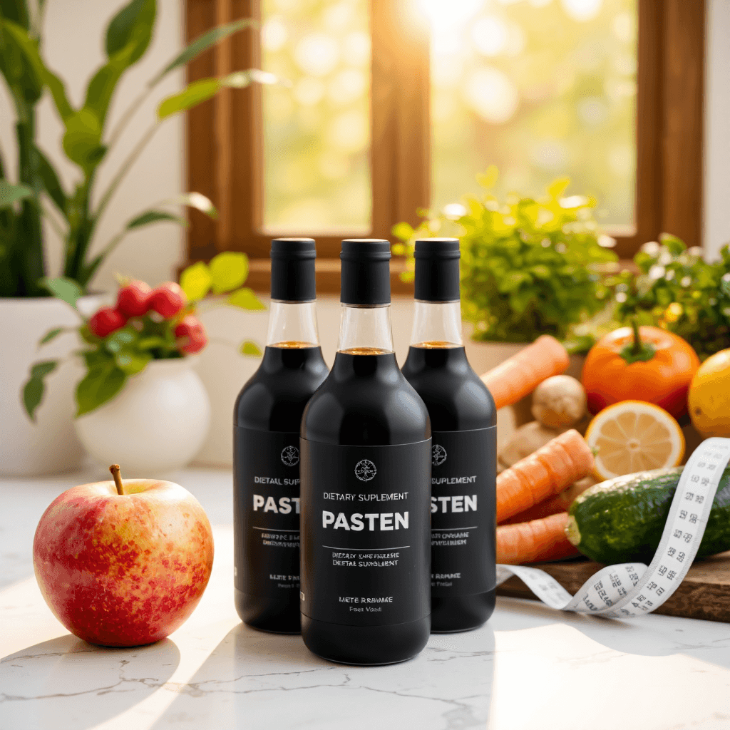 product photography of bottles of dietary supplement