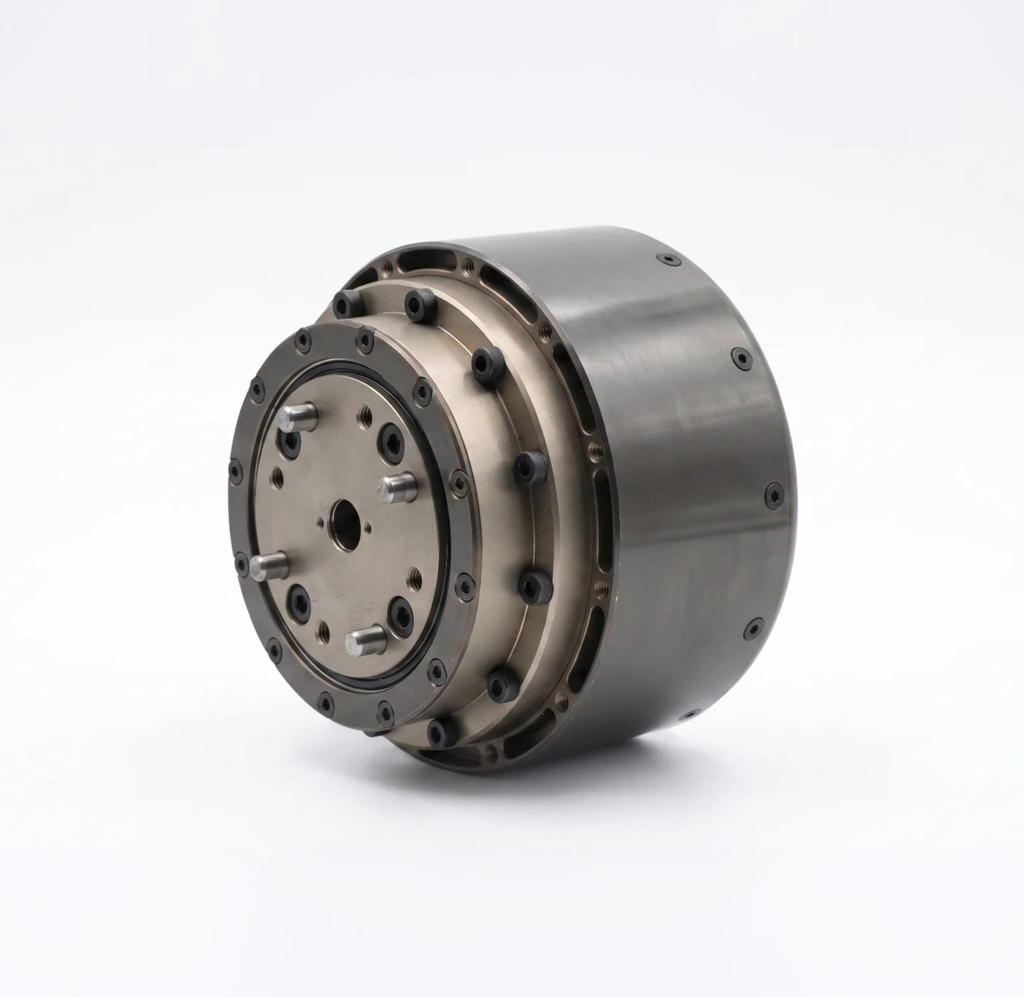 DIDEN Robotics' in-house hollow-shaft actuator integrating motor, gearing, driver, and wiring in one module