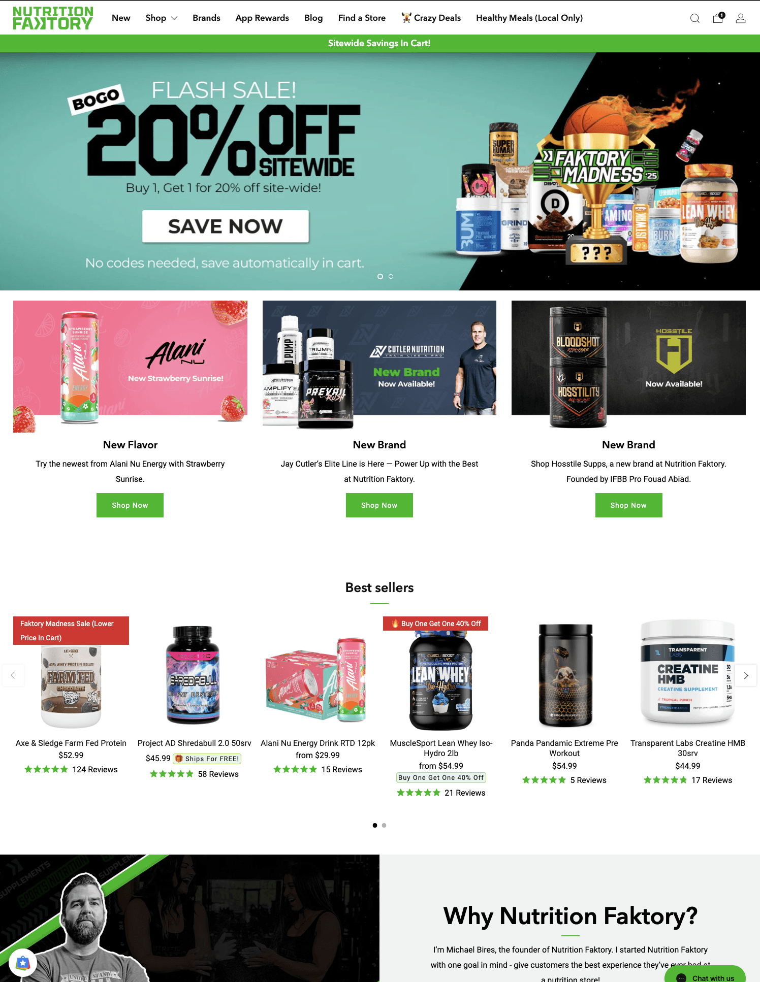 Nutrition Faktory Project