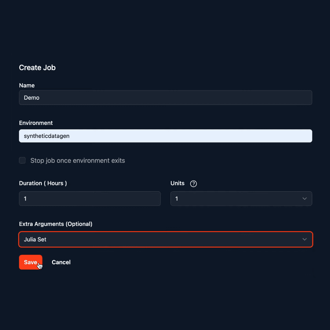 interface of the freight platform