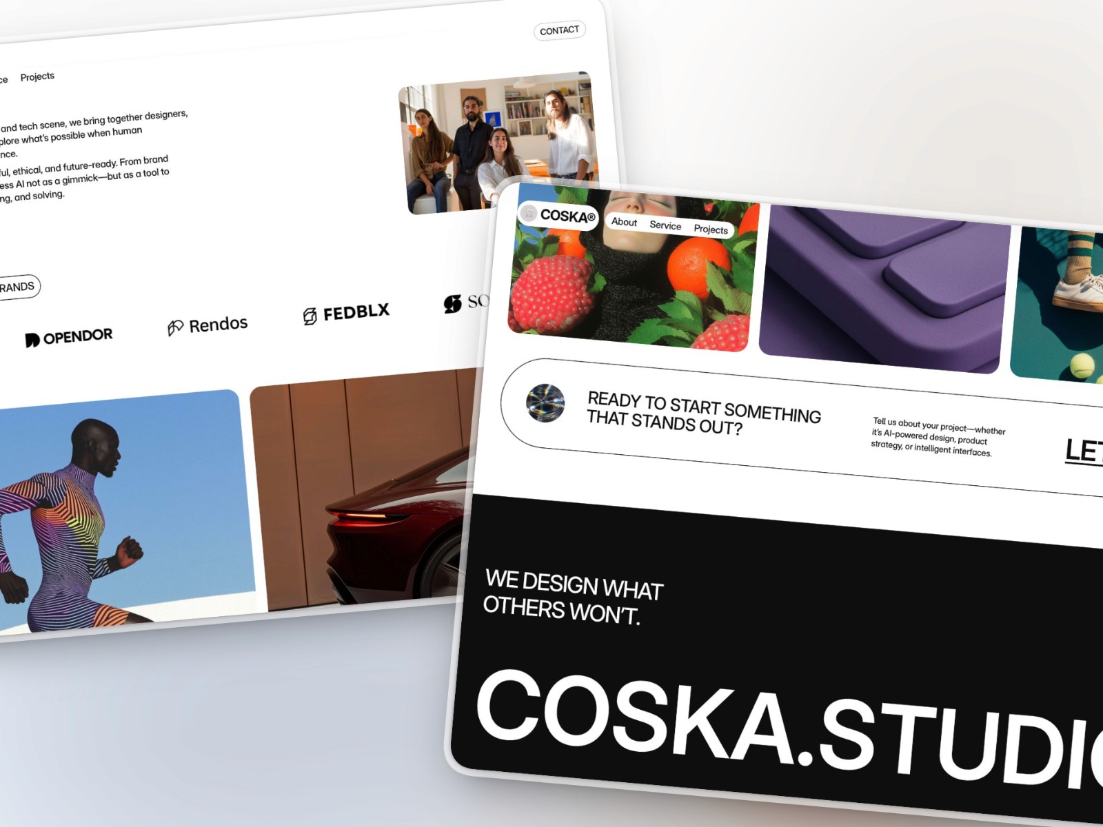 Coska — 现代专业创意机构官网设计灵感