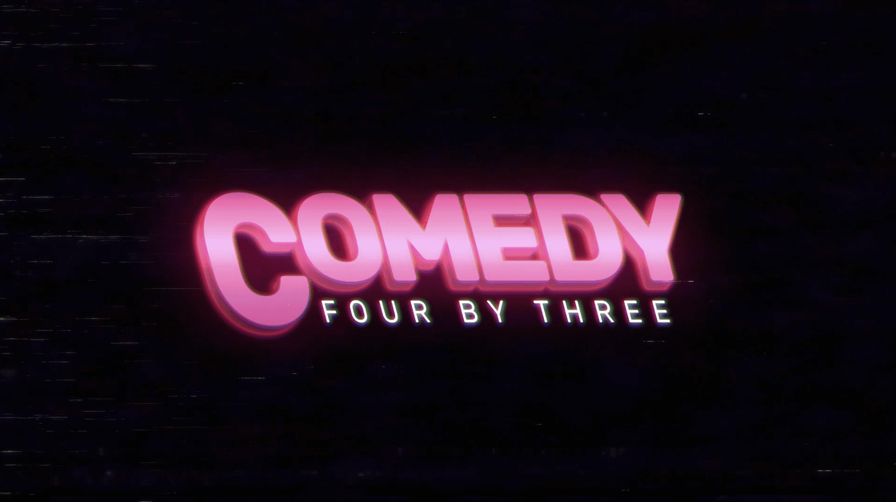 Four By Three comedy logo